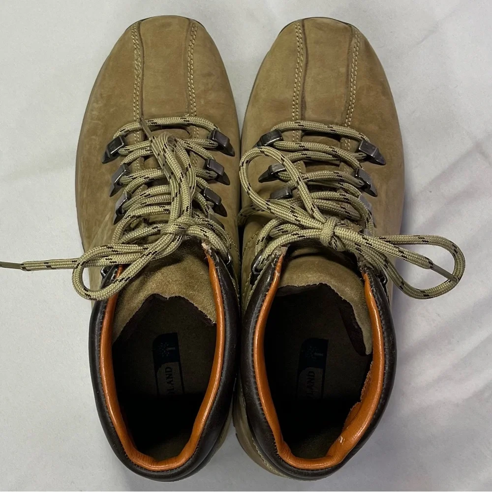Timberland Woodland Brown Nubuck Tan Hiking Boots - 7.5
